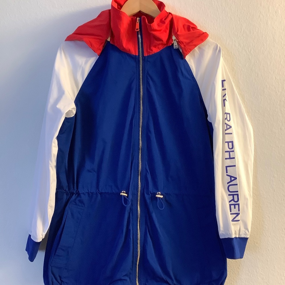 New Lauren Ralph Lauren Blue Mu Jacket Size M